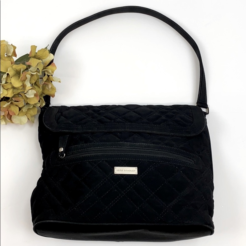 💐BOGO Vera Bradley Black Quilted Shoulder Purse